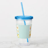 Mediterrane zomervibes acryl drinkbeker (Links)
