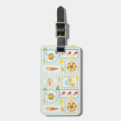 Mediterrane zomervibes bagagelabel (Voorkant verticaal)
