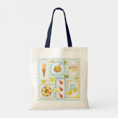 Mediterrane zomervibes tote bag (Achterkant)