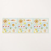 Mediterrane zomervibes yogamat (Voorkant (horizontaal))