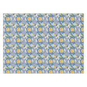 Mediterrane zon, bloemen, citroen, halve maan, tafelkleed (Voorkant (Horizontaal))