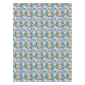 Mediterrane zon, bloemen, citroen, halve maan, tafelkleed (Voorkant)