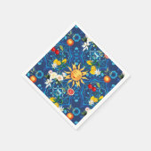 Mediterrane zon, fruit, zomer, citroenkunst, servet (Hoek)