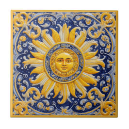 Mediterrane zon tegeltje