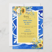 Mediterrane Zonnebloem - Baby Perspectiefower Kaart (Voorkant)