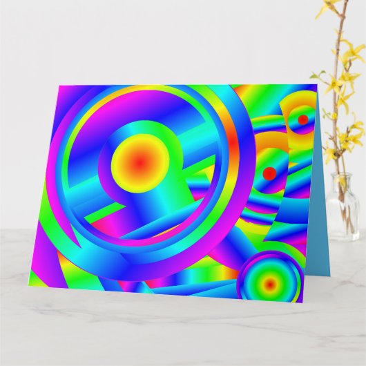 Mediterrane zonnopstijg kaart (Gele Bloem)