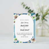 Mediterranean Bachelorette Invitation With Itinera Briefkaart (Staand voorkant)