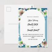 Mediterranean Bachelorette Invitation With Itinera Briefkaart (Voorkant / Achterkant)