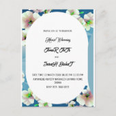 Mediterranean Bachelorette Invitation With Itinera Briefkaart (Voorkant)
