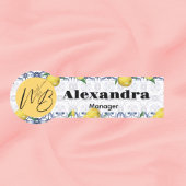 Mediterranean Bliss Modern Restaurant Medewerker Naamplaatje