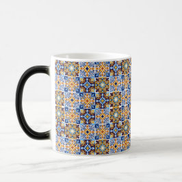  Mediterranean blue &brown Mug Magische Mok