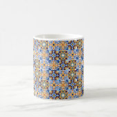 Mediterranean blue &brown Mug Magische Mok (Center)