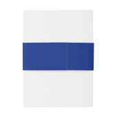 Mediterranean Blue Initials | Amalfi Coast Wedding Uitnodigingen Wikkel (Achterkant Voorbeeld)