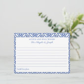 Mediterranean Blue Tegels Advies wenst Kaart (Staand voorkant)