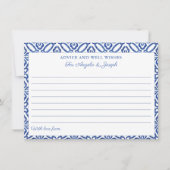 Mediterranean Blue Tegels Advies wenst Kaart (Voorkant)