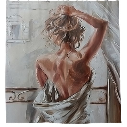 Mediterranean Breeze Douchegordijn (Voorkant)