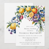 Mediterranean Citrus Bouquet Vrijgezellenfeest Kaart (Voorkant / Achterkant)