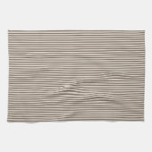 Mediterranean Classic Ticking Stripe Taupe Theedoek (Horizontaal)