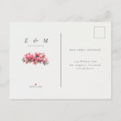 Mediterranean Coastal Save the Date |  Aankondigingskaart (Achterkant)