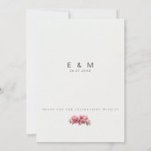 Mediterranean Coastal Wedding RSVP Card – Response Kaart (Achterkant)