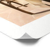 Mediterranean Courtyard Dining Poster (Hoek)