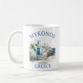 Mediterranean Dream: Mykonos in Art Koffiemok (Links)