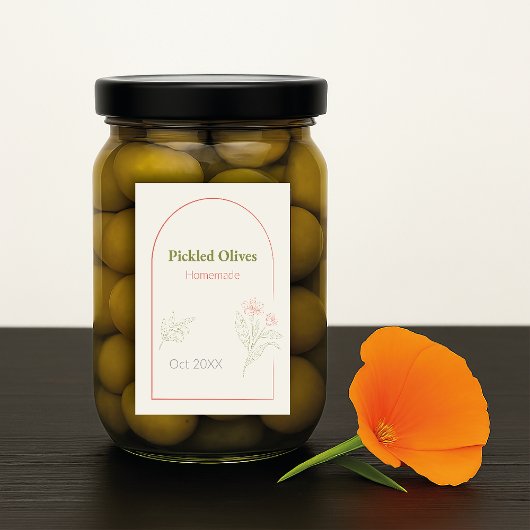 Mediterranean & Elegant Voedselcontainer Etiket