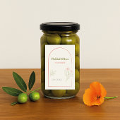 Mediterranean & Elegant Voedselcontainer Etiket