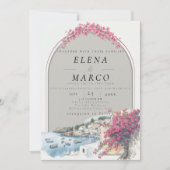 Mediterranean / European Destination Wedding  Kaart (Voorkant)