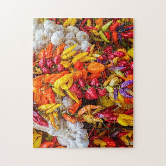 Mediterranean flavors legpuzzel (Verticaal)