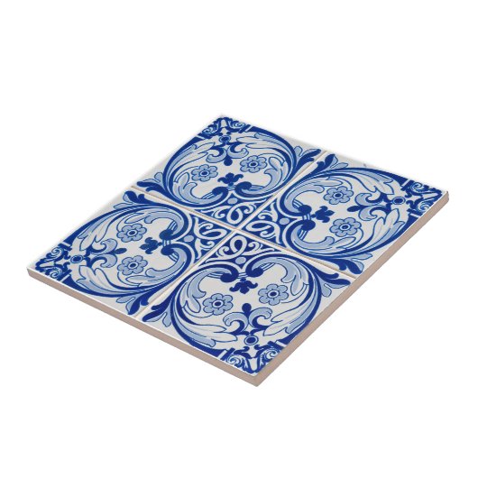 Mediterranean Floral  Tegeltje (Zijkant)