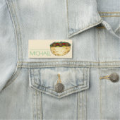 Mediterranean Food Falafel Pita Restaurant Server Naamplaatje (In situ)