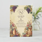 Mediterranean Garden Grapevine Romance Kaart (Staand voorkant)