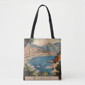 Mediterranean Haven Statement Stijl Tote Bag (Voorkant)