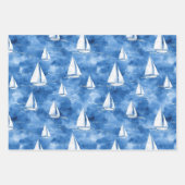 Mediterranean Hearts Sand Vrijgezellenfeest Inpakpapier Vel (Voorkant 3)