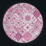 Mediterranean hues/ Azulejo tiles Papieren Bordje<br><div class="desc">A patchwork of hand‑painted azulejo‑inspired tiles</div>