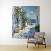 Mediterranean Impressionism with Lemons Wandkleed (In situ)