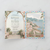 Mediterranean Italian Amalfi Coast QR Code Wedding (Binnen)