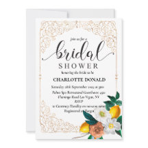 Mediterranean Italy Blue Tiles Bridal Shower