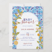 Mediterranean Lemon Amalfi Coast Baby Shower Kaart (Voorkant)