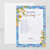 Mediterranean Lemon Amalfi Coast Baby Shower Kaart (Voorkant / Achterkant)