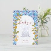 Mediterranean Lemon Amalfi Coast Baby Shower Photo Kaart (Staand voorkant)