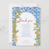 Mediterranean Lemon Amalfi Coast Baby Shower Photo Kaart (Voorkant)