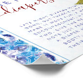 Mediterranean Lemon Amalfi Coast Baby Shower Poster (Hoek)