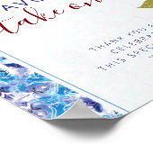 Mediterranean Lemon Amalfi Coast Baby Shower Poster (Hoek)