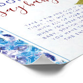 Mediterranean Lemon Amalfi Coast Baby Shower Poster (Hoek)