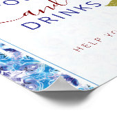 Mediterranean Lemon Amalfi Coast Baby Shower Poster (Hoek)