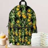 Mediterranean Lemon Baby Essentials Bedrukte Rugzak