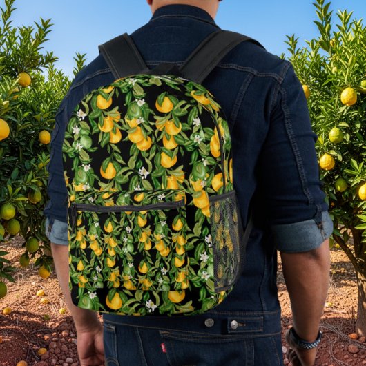 Mediterranean Lemon Baby Essentials Bedrukte Rugzak