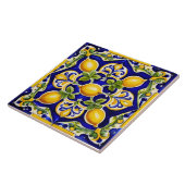 Mediterranean Lemon  Ceramic Tile Tegeltje (Zijkant)
